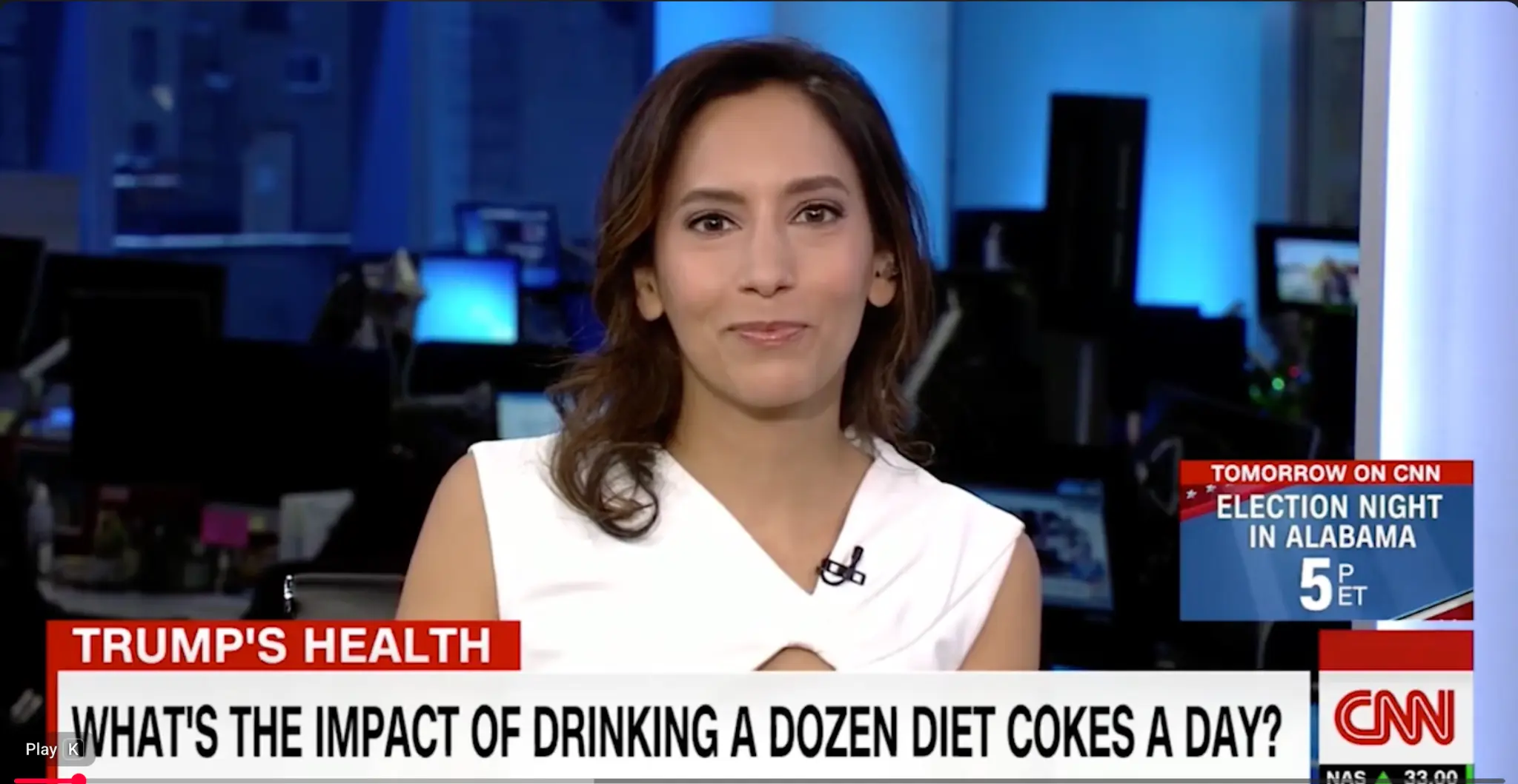 Samantha Nazareth on CNN Newsroom